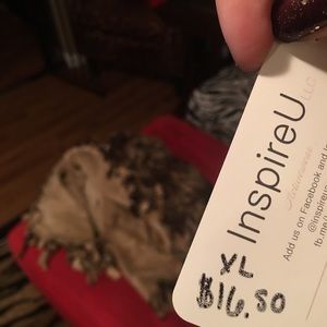 Red blessed tank top